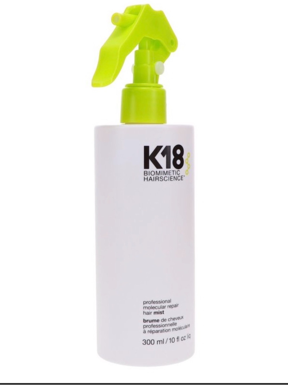 K18 Professional Molecular Repair Hair Mist – 300 mL / 10 oz – Pro Size